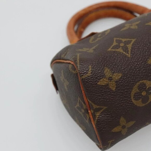 LOUIS VUITTON Monogram Mini Speedy Hand Bag M41534 LV Auth bs29086 - Picture 5 of 16